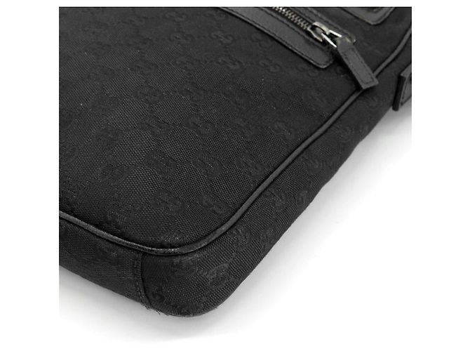 Borsa a Spalla Gucci GG Canvas Nero - vista 13