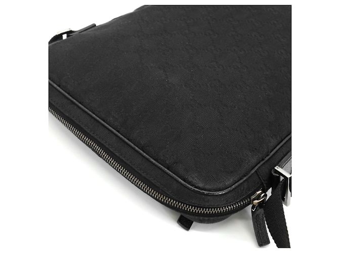 Borsa a Spalla Gucci GG Canvas Nero - vista 16