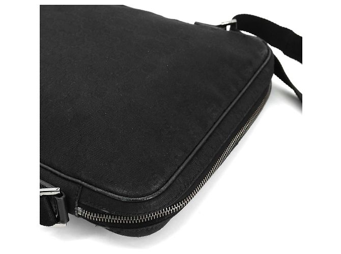 Borsa a Spalla Gucci GG Canvas Nero - vista 17