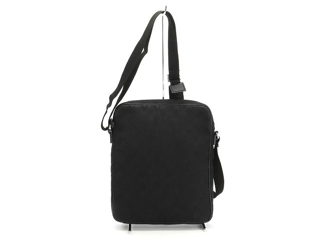 Borsa a Spalla Gucci GG Canvas Nero - vista 2