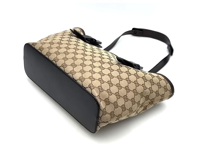 Borsa Tote Gucci GG Canvas Marrone - vista 2