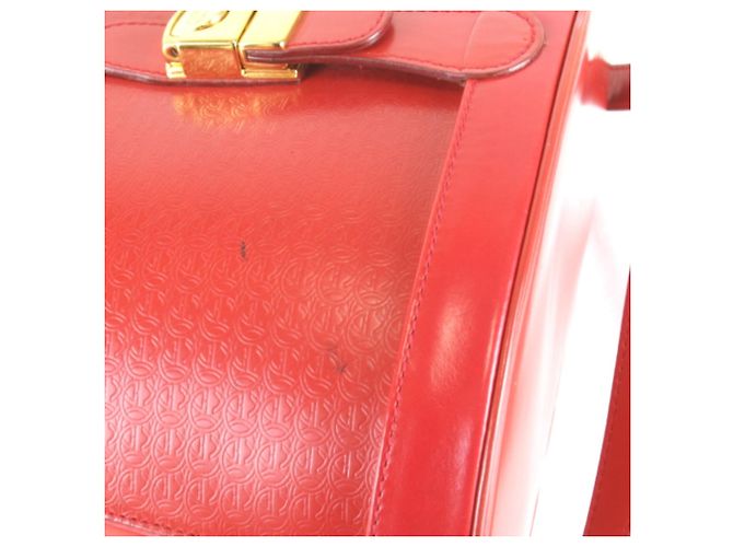 Borsa a tracolla in pelle rossa Gucci Rosso - vista 9