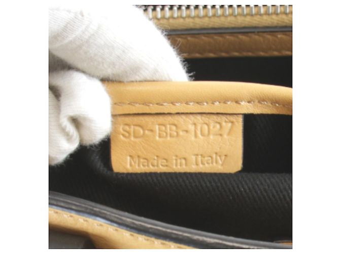 Céline Borsa in pelle marrone Celine - vista 7