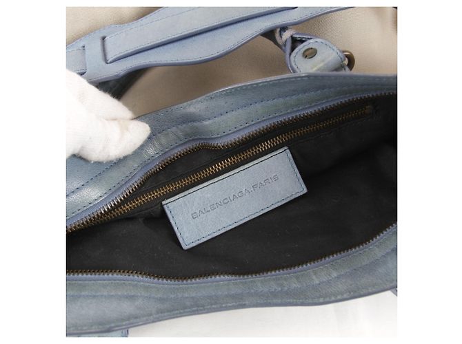 Borsa a mano beige Balenciaga Modello 115748 - vista 14