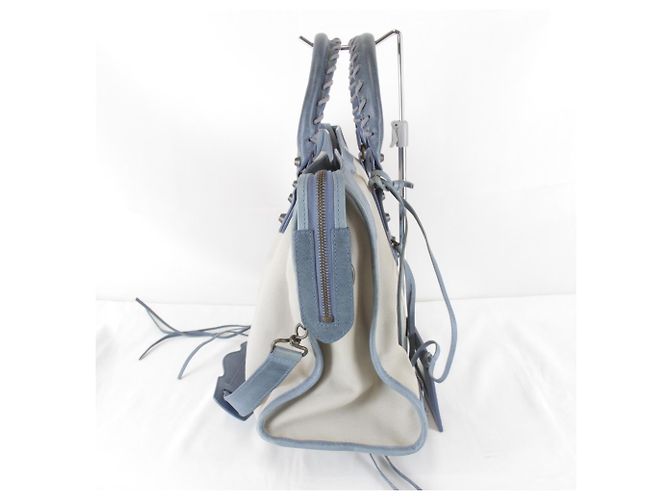 Borsa a mano beige Balenciaga Modello 115748 - vista 4