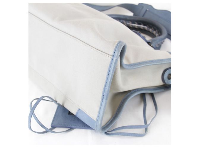Borsa a mano beige Balenciaga Modello 115748 - vista 5
