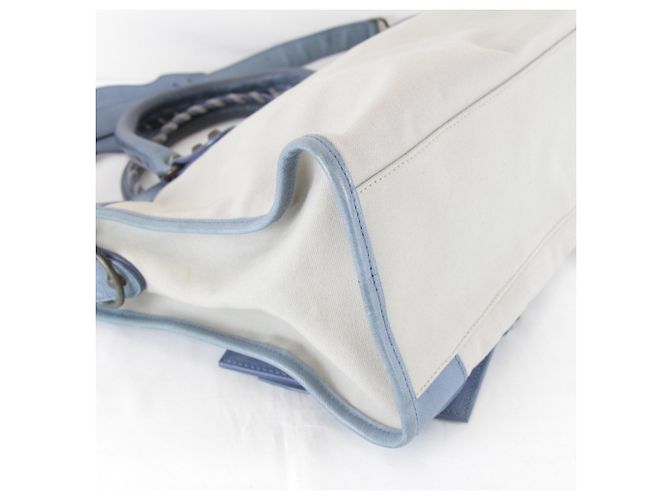 Borsa a mano beige Balenciaga Modello 115748 - vista 6