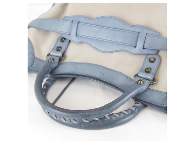 Borsa a mano beige Balenciaga Modello 115748 - vista 8