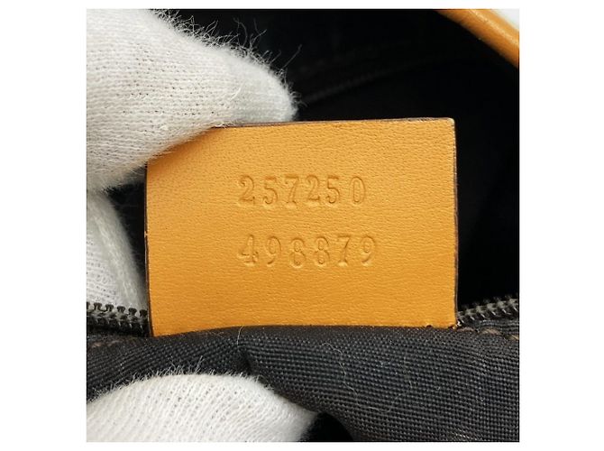 Borsa Tote Gucci Flora Marrone Arancione - vista 8