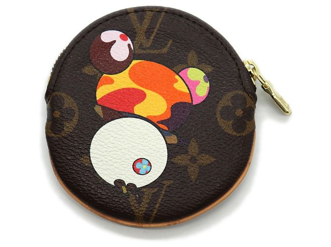 Louis Vuitton Portemonnaie Long Coin Case Marrone Monogramma - vista 2