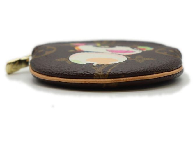 Louis Vuitton Portemonnaie Long Coin Case Marrone Monogramma - vista 4