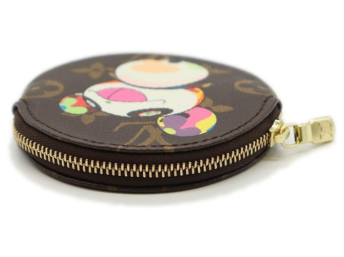 Louis Vuitton Portemonnaie Long Coin Case Marrone Monogramma - vista 5