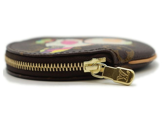 Louis Vuitton Portemonnaie Long Coin Case Marrone Monogramma - vista 6