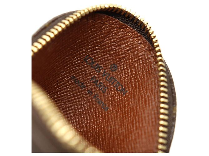 Louis Vuitton Portemonnaie Long Coin Case Marrone Monogramma - vista 8
