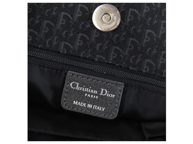 Borsa Tote Christian Dior Trotter Nero - vista 14