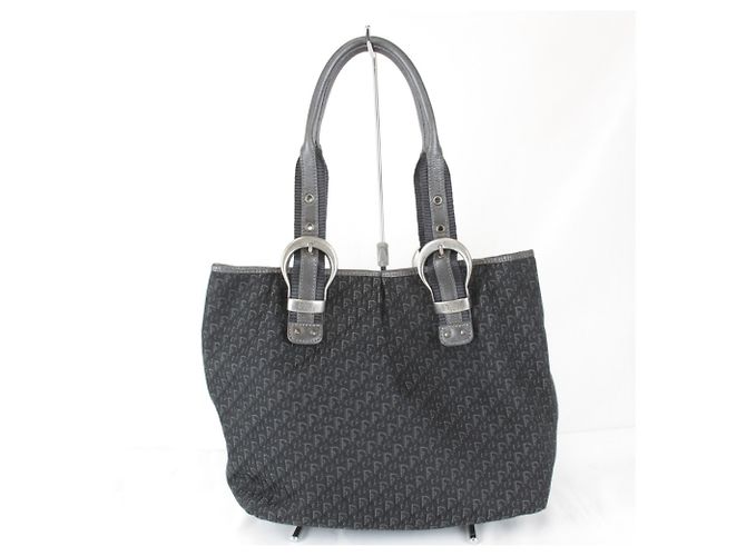 Borsa Tote Christian Dior Trotter Nero - vista 2