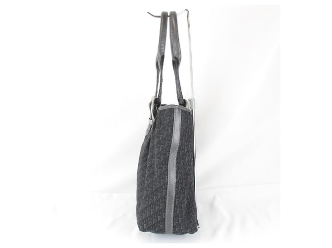 Borsa Tote Christian Dior Trotter Nero - vista 4