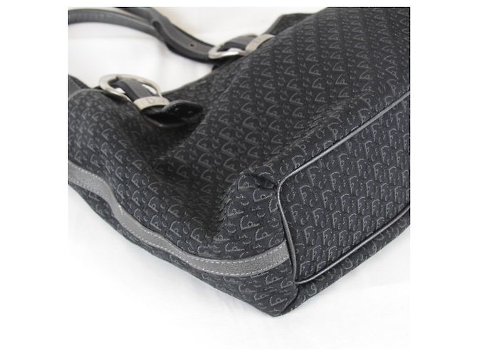Borsa Tote Christian Dior Trotter Nero - vista 6