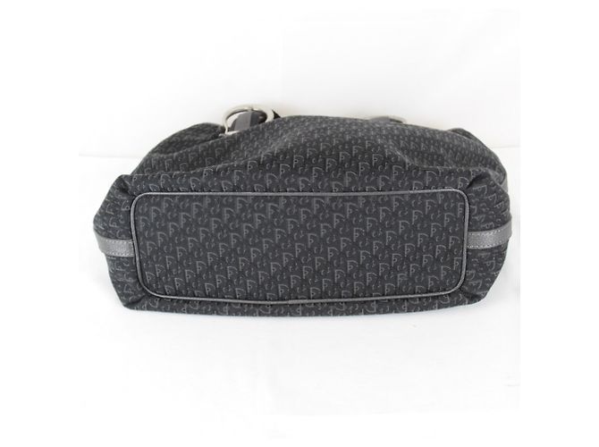 Borsa Tote Christian Dior Trotter Nero - vista 7