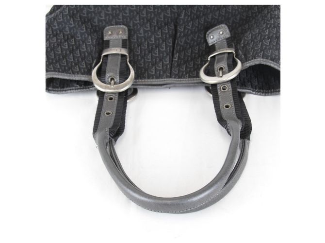Borsa Tote Christian Dior Trotter Nero - vista 8