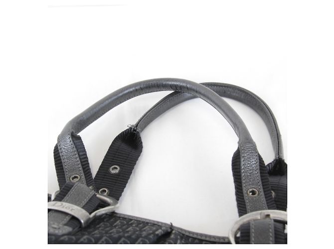Borsa Tote Christian Dior Trotter Nero - vista 9