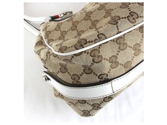 Gucci Tote Bag aus beige GG Canvas - Ansicht 3