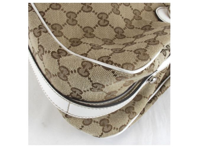 Gucci Tote Bag aus beige GG Canvas - Ansicht 4