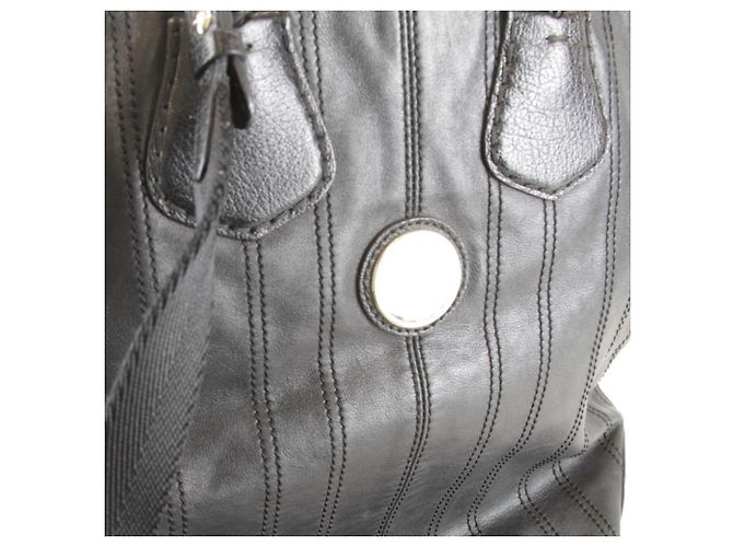 Céline Borsa Tote Celine in pelle nera Nero - vista 12