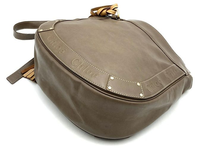 Borsa a tracolla Chloé Chloe Eden Marrone - vista 2