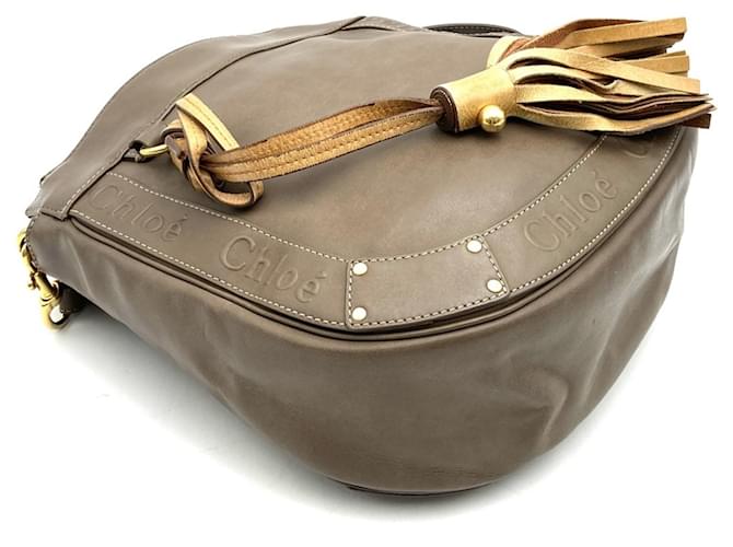 Borsa a tracolla Chloé Chloe Eden Marrone - vista 3