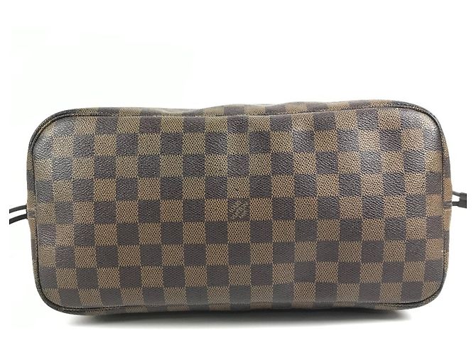 Borsa Louis Vuitton Damier Neverfull MM Marrone - vista 6