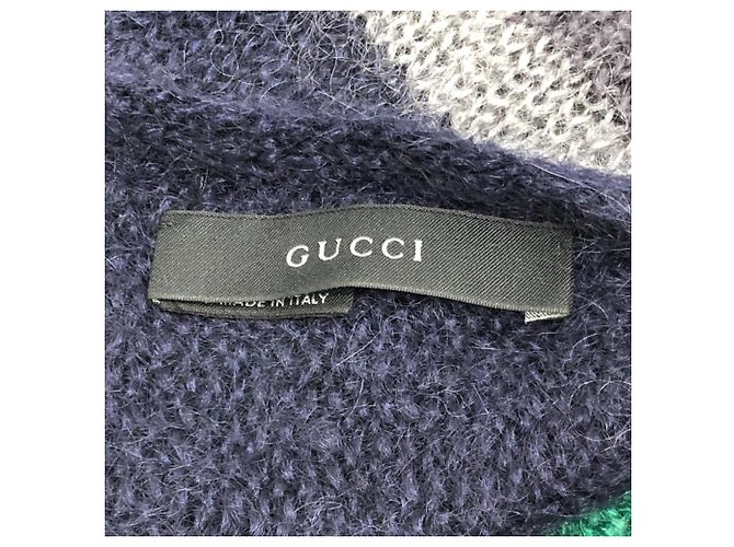Stola in mohair multicolore Gucci - vista 4