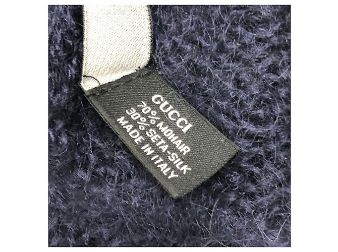 Stola in mohair multicolore Gucci - vista 5