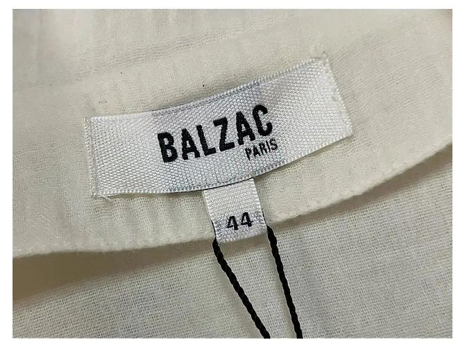 Balzac Paris Camisa Camille de Algodón Orgánico - Ecru Crudo - vista 3