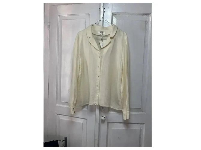 Balzac Paris Camisa Camille de Algodón Orgánico - Ecru Crudo - vista 4