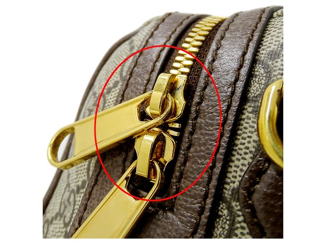 Borsa Gucci Ophidia GG Supreme Marrone - vista 12