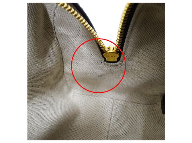 Borsa Gucci Ophidia GG Supreme Marrone - vista 8