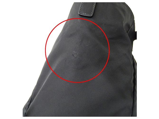 Borsa Tote in Nylon Nero Prada - vista 11