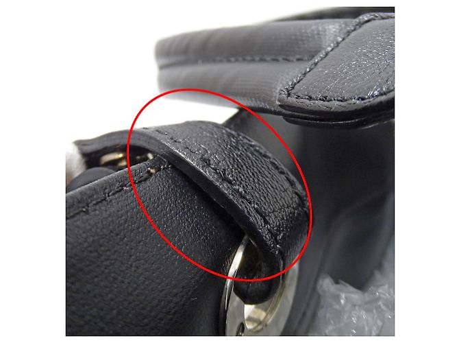 Chanel Tote Tasche aus beschichteter Canvas in Schwarz - Ansicht 14