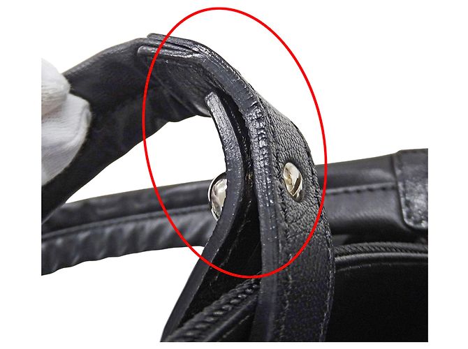 Chanel Tote Tasche aus beschichteter Canvas in Schwarz - Ansicht 15