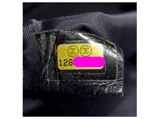 Chanel Tote Tasche aus beschichteter Canvas in Schwarz - Ansicht 7