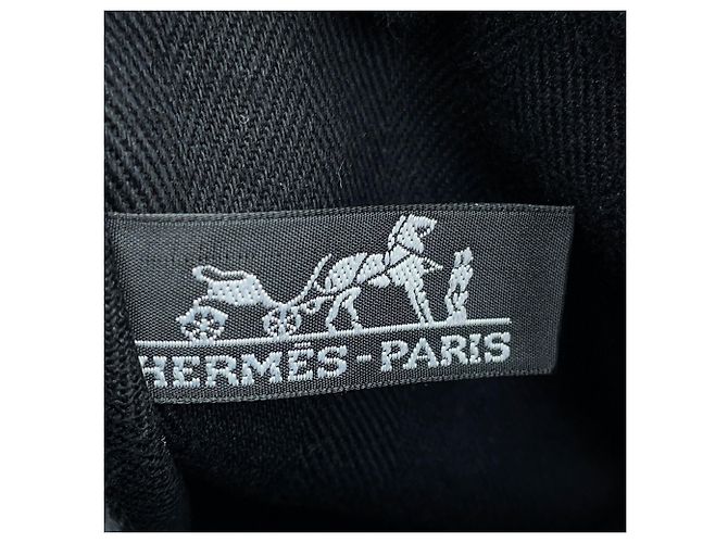 Hermès Borsa Hermes Valparaiso Nero - vista 18