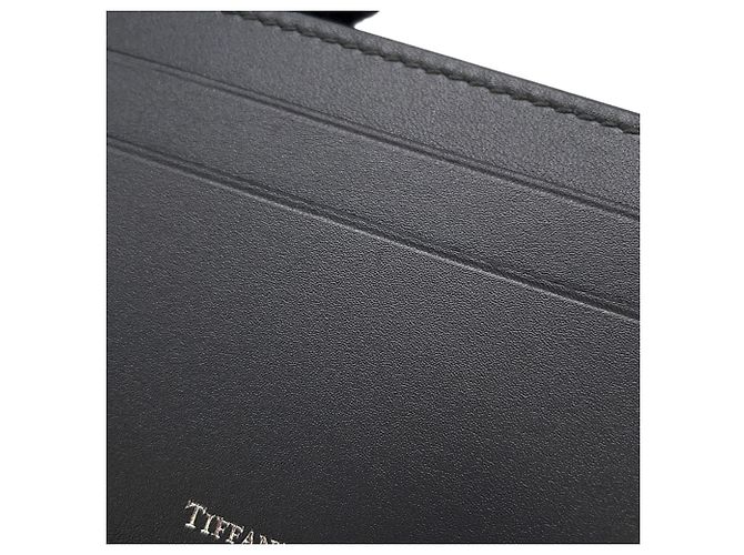 Tiffany & Co. Visitenkartenetui aus grauem Leder - Ansicht 6