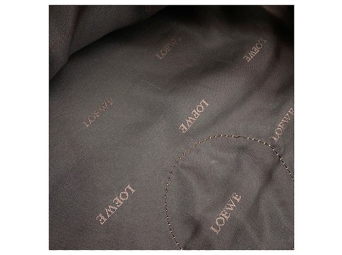 Borsa a mano in pelle Loewe Anagram Marrone - vista 13