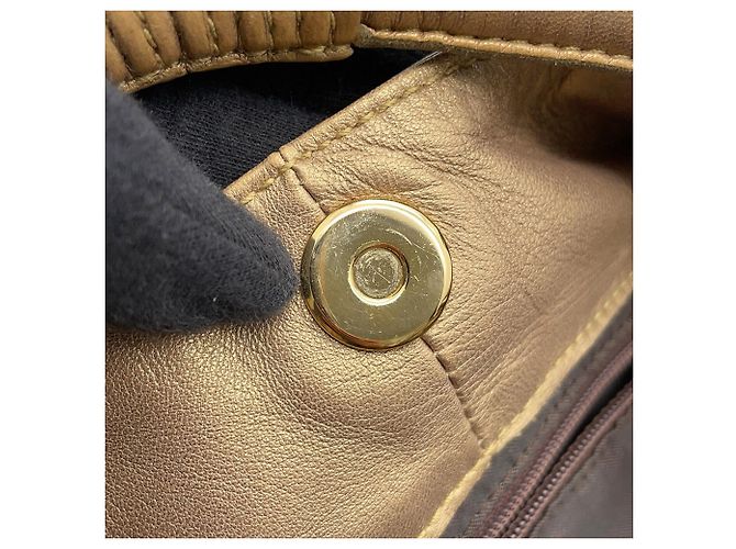 Borsa a mano in pelle Loewe Anagram Marrone - vista 14