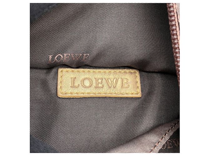 Borsa a mano in pelle Loewe Anagram Marrone - vista 17
