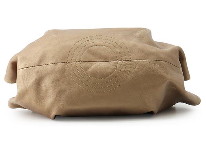 Borsa a mano in pelle Loewe Anagram Marrone - vista 3