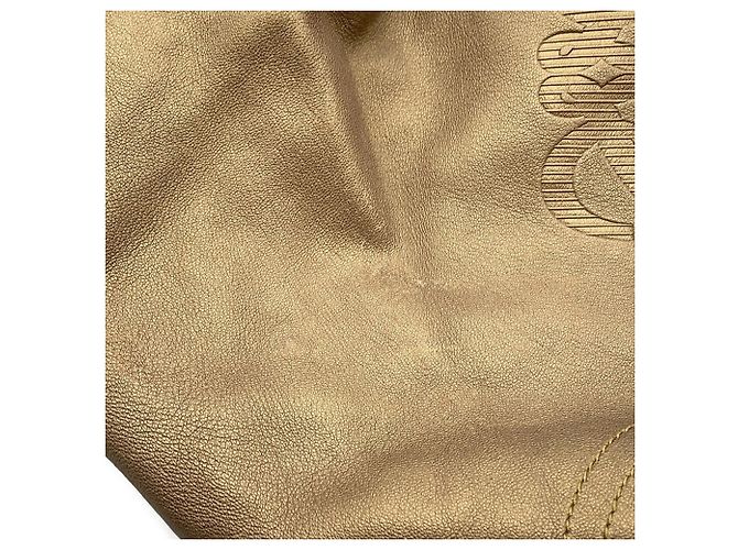 Borsa a mano in pelle Loewe Anagram Marrone - vista 8