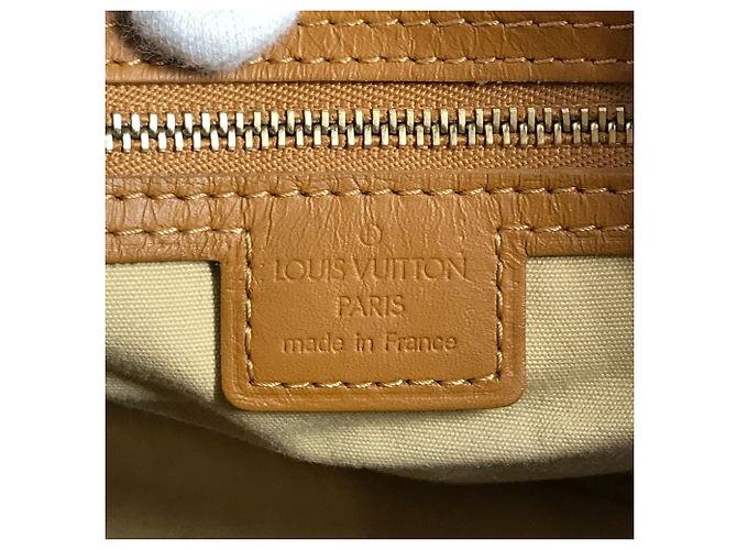 Borsa a Spalla Louis Vuitton Monogram Mini Lucille GM Beige - vista 11