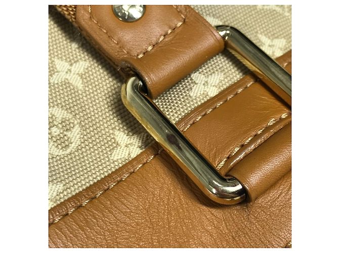 Borsa a Spalla Louis Vuitton Monogram Mini Lucille GM Beige - vista 15